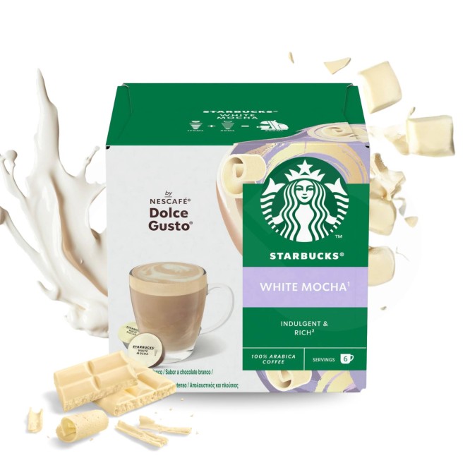 STARBUCKS� Capsules Dolce Gusto White Mocha 6 u.