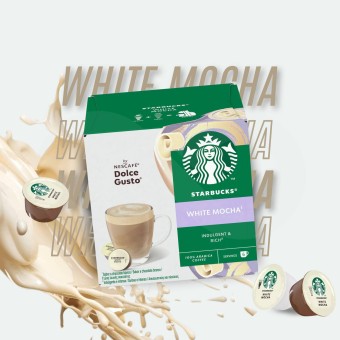 STARBUCKS� Dolce Gusto Capsules White Mocha 6 un.