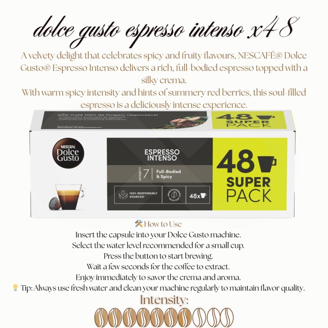 DOLCE GUSTO® Dolce Gusto Capsules Espresso Intenso 48 un.