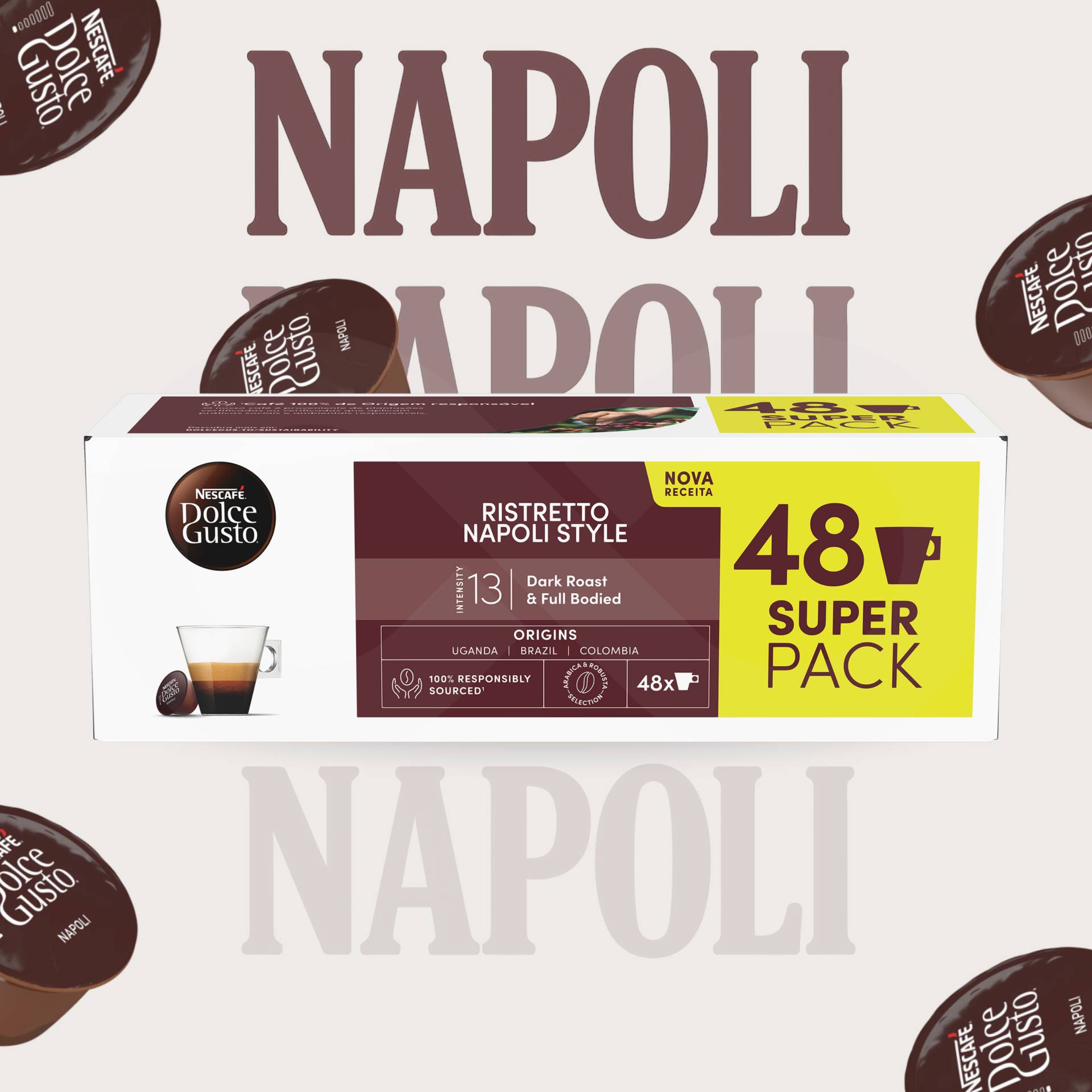 DOLCE GUSTO® Capsules Dolce Gusto Ristretto Napoli 48 u.
