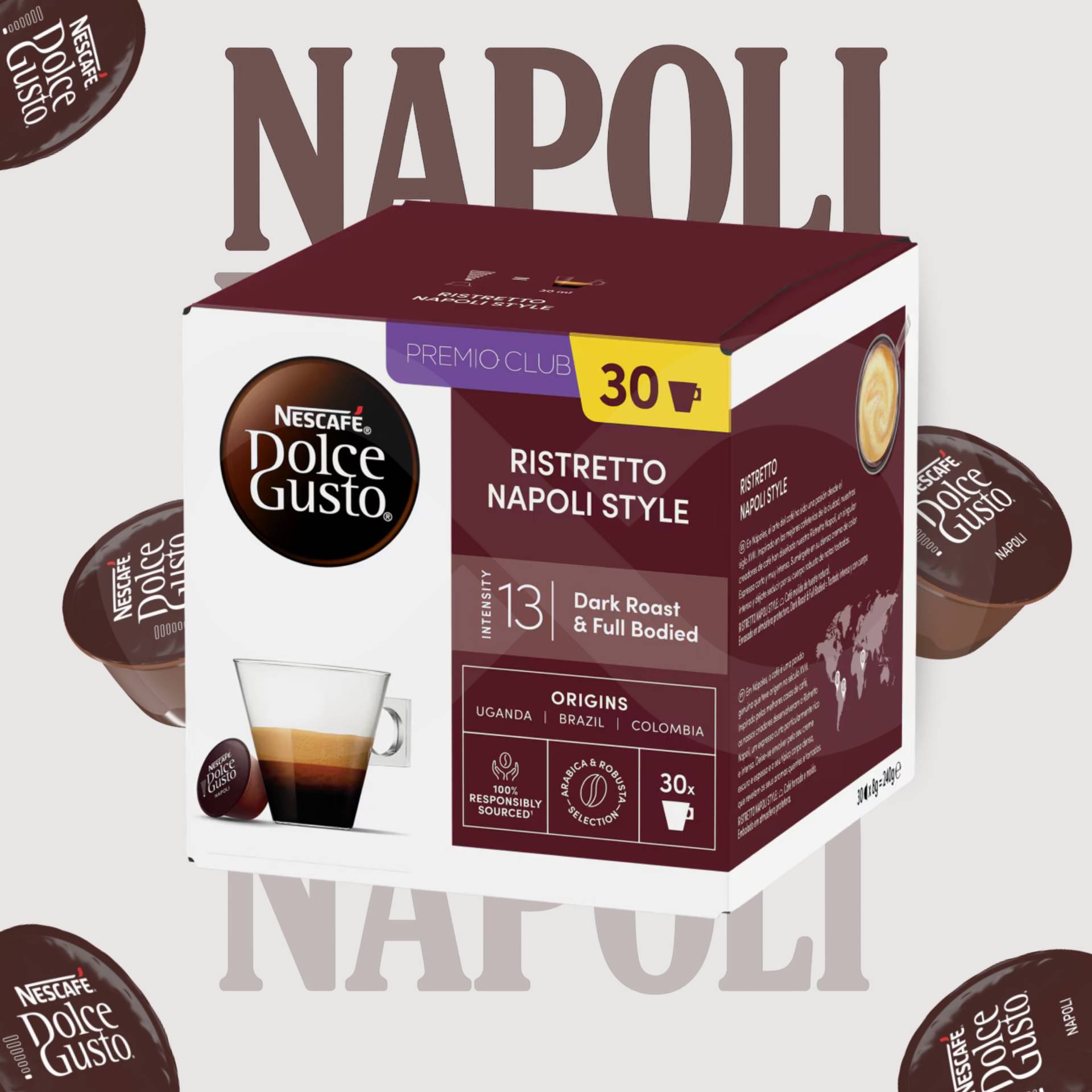 DOLCE GUSTO® Capsules Dolce Gusto Ristretto Napoli 30 st.