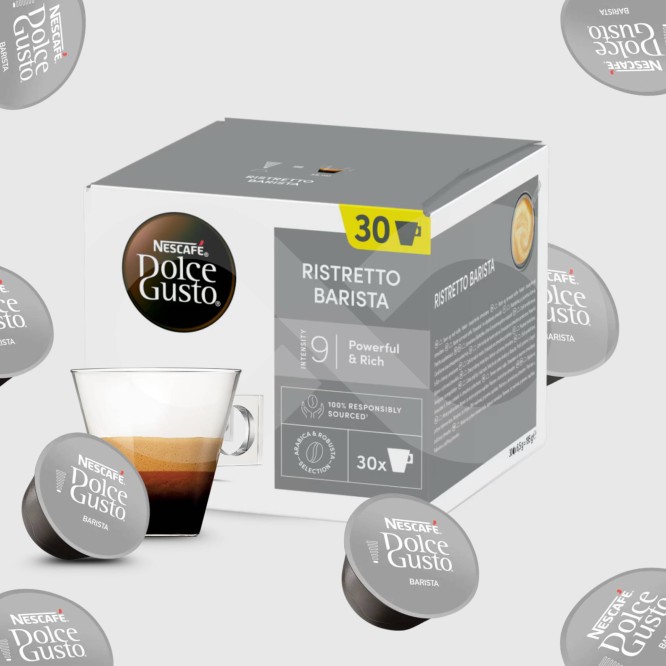 DOLCE GUSTO® Cápsulas Dolce Gusto Ristretto Barista 30 un.