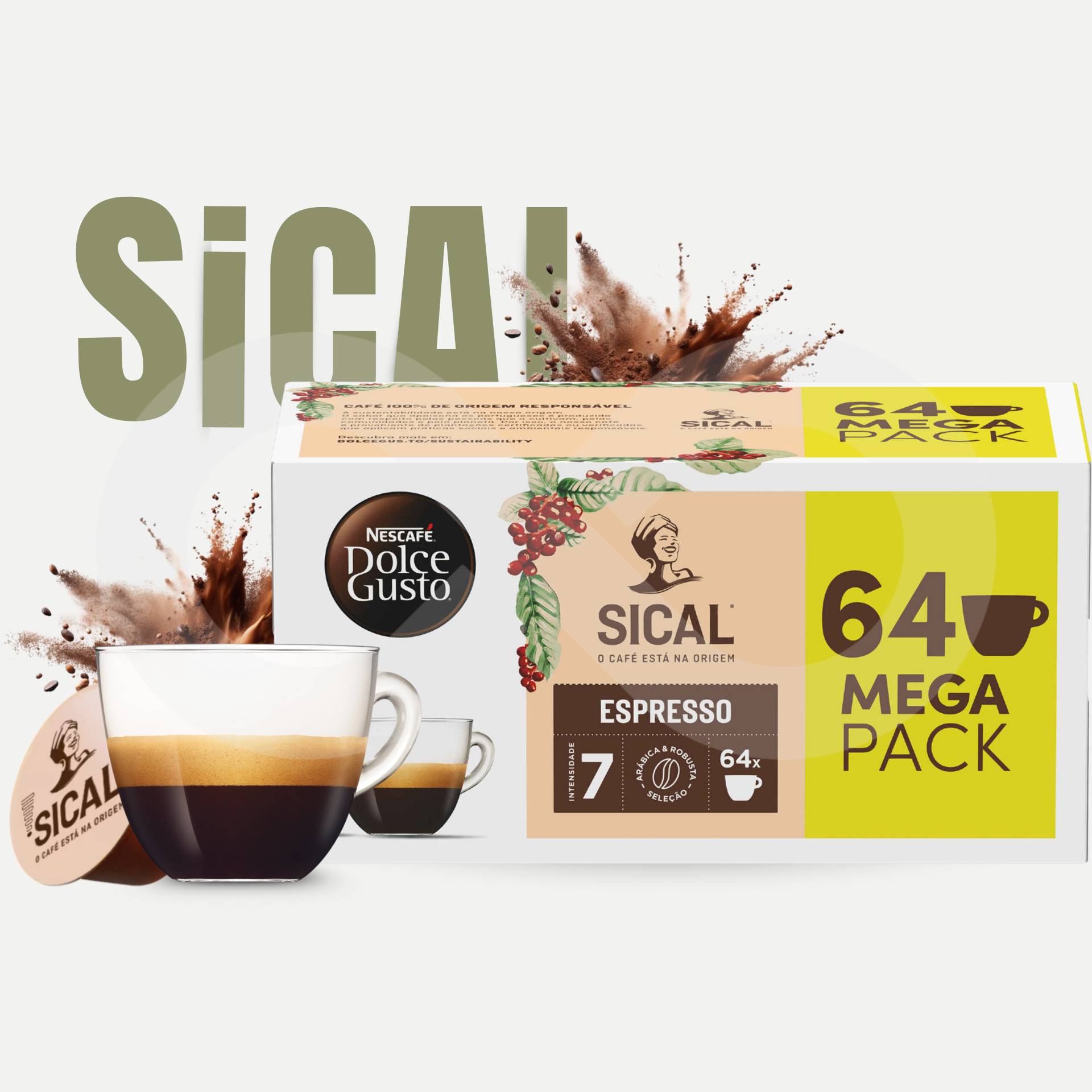 DOLCE GUSTO® Cápsulas Dolce Gusto Sical 64 uds.