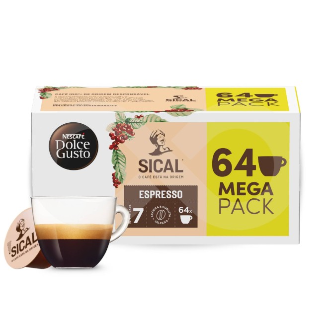 DOLCE GUSTO� C�psulas Dolce Gusto Sical 64 uds.