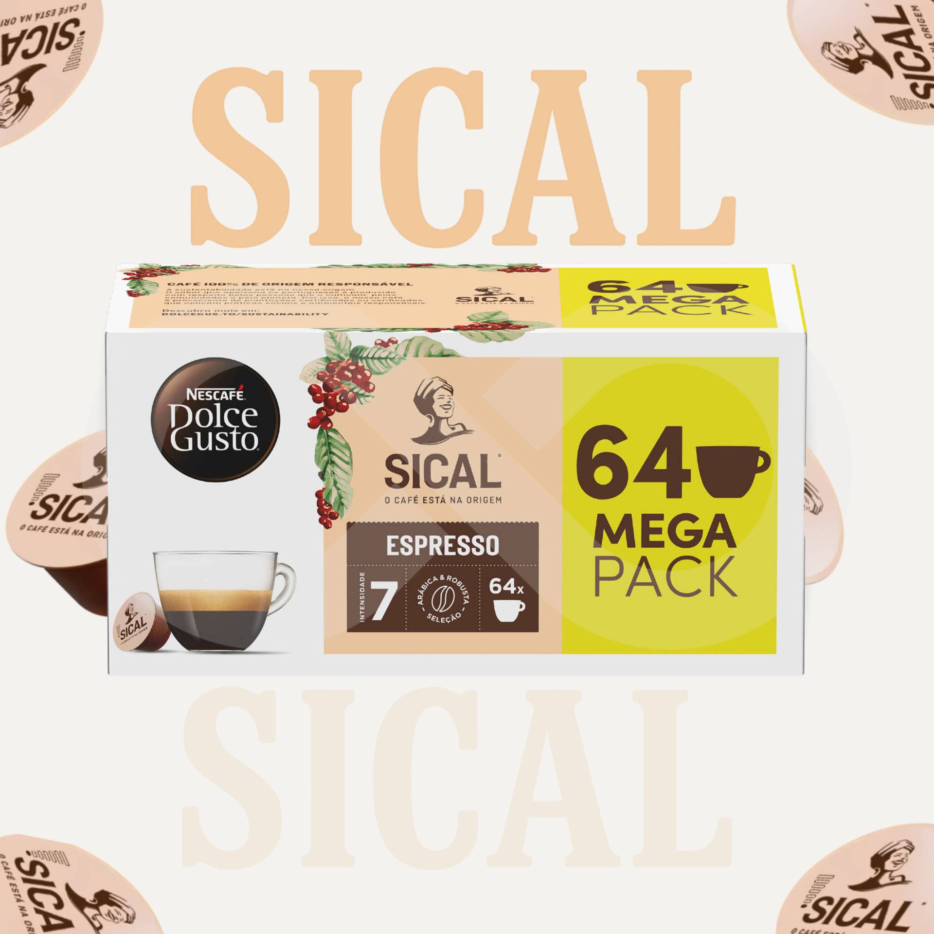 DOLCE GUSTO® Cápsulas Dolce Gusto Sical 64 uds.
