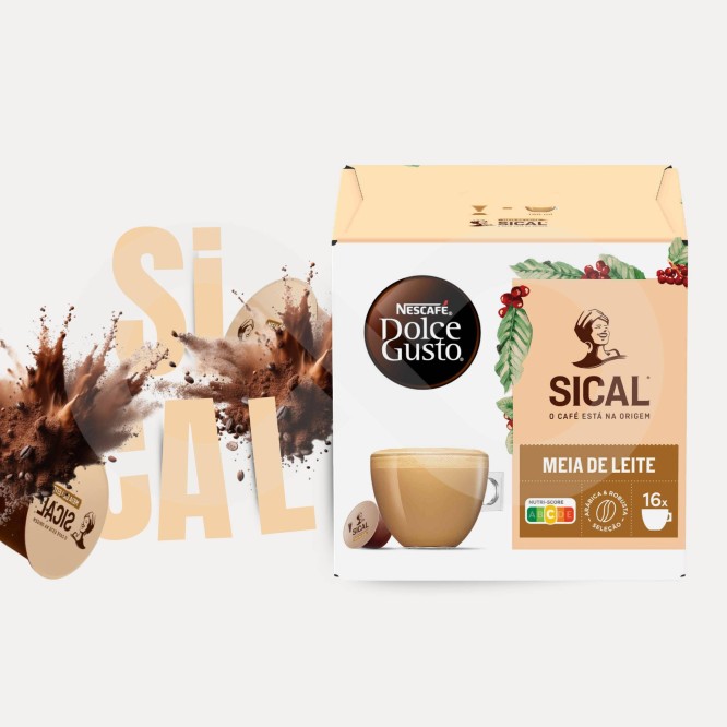 SICAL® Capsules Dolce Gusto Lait Demi-salé 16 u.