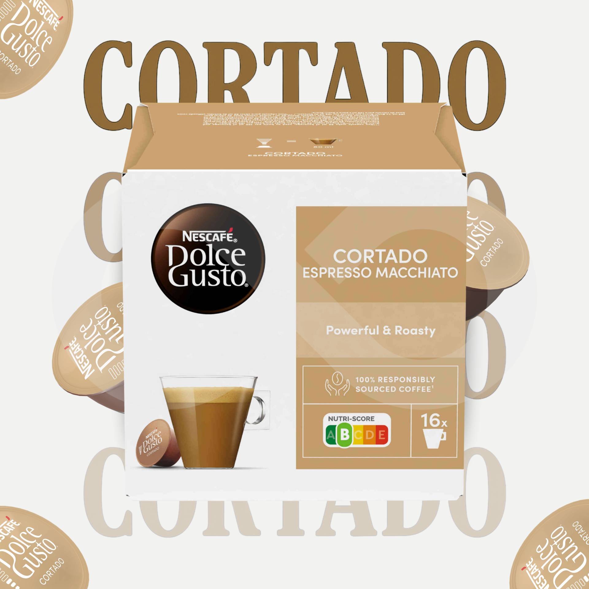 DOLCE GUSTO® Kapsulki DG Cortado Espresso Macchiatto 16 szt.