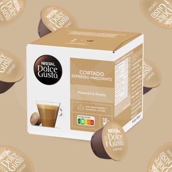 DOLCE GUSTO® Kapsulki DG Cortado Espresso Macchiatto 16 szt.