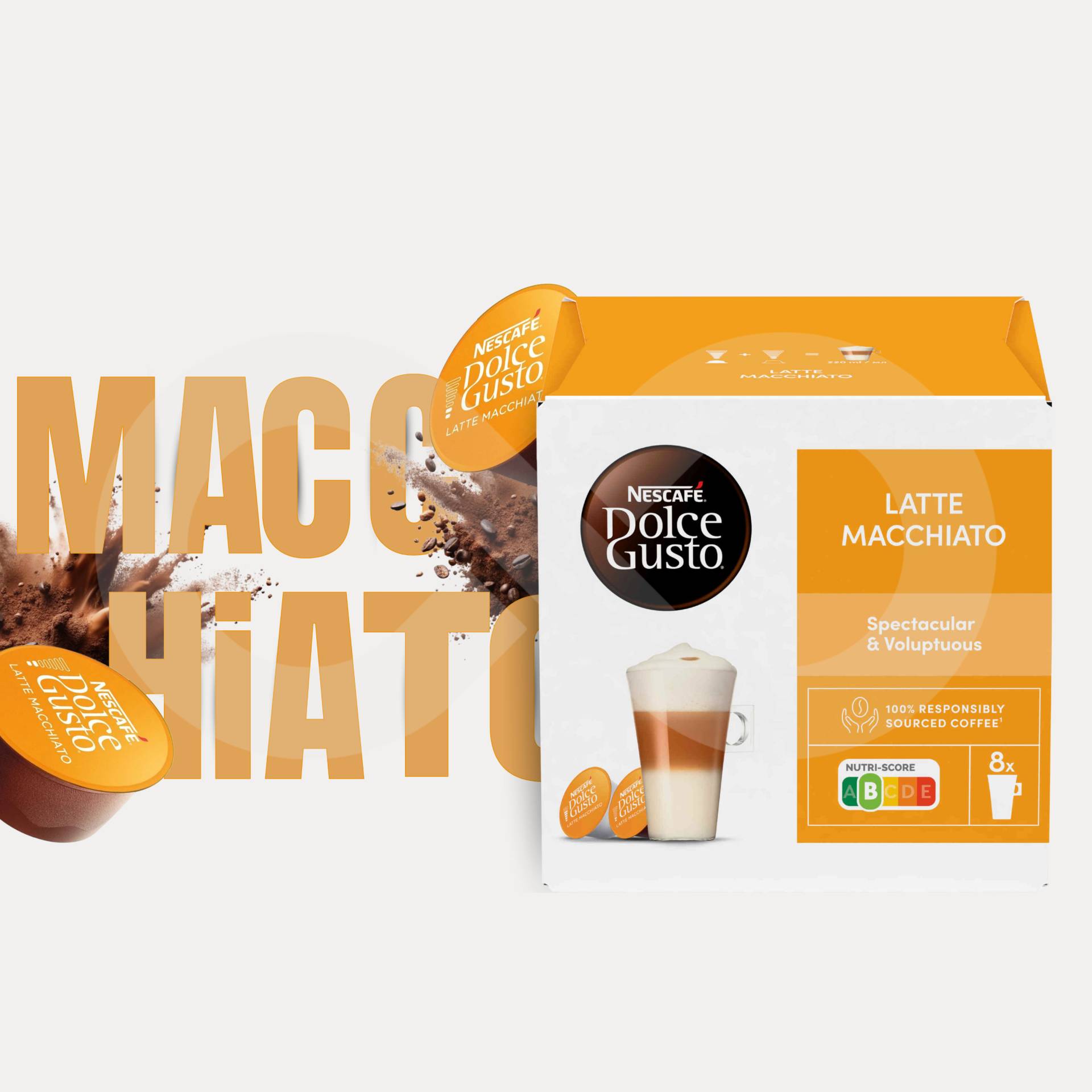 DOLCE GUSTO® Cápsulas Dolce Gusto Latte Macchiato 16 uds.