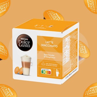 DOLCE GUSTO® Cápsulas Dolce Gusto Latte Macchiato 16 uds.
