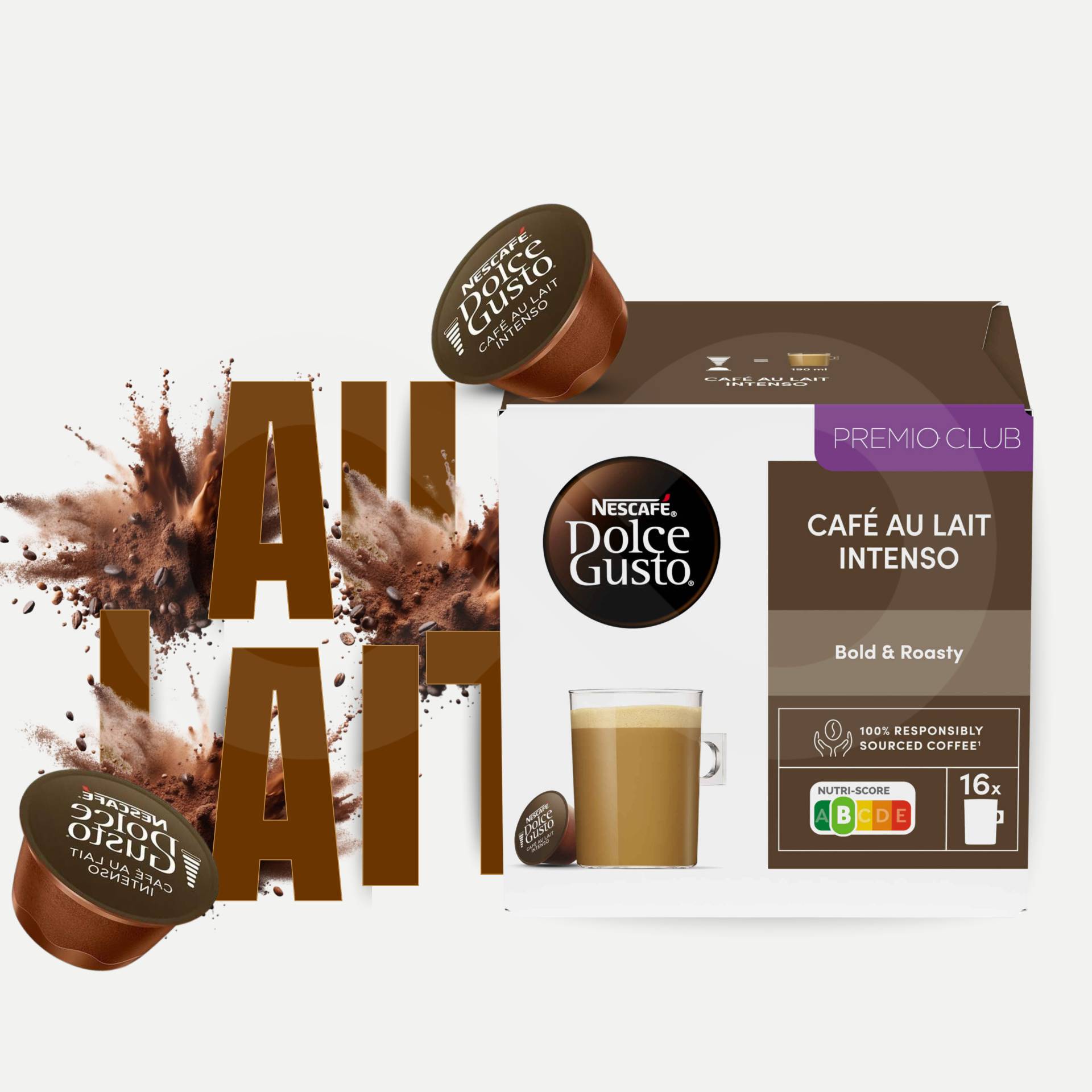 DOLCE GUSTO® Capsules Dolce Gusto Cafe Au Lait Intenso 16 st