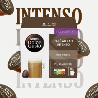 DOLCE GUSTO® Capsules Dolce Gusto Cafe Au Lait Intenso 16 u. DOLCE GUSTO® Capsules Dolce Gusto Cafe Au Lait Intenso 16 u.