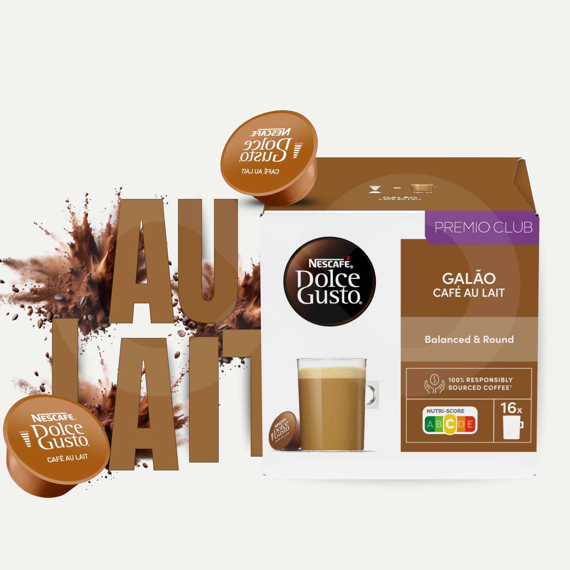 DOLCE GUSTO® Kapsulki Dolce Gusto Cafe Au Lait 16 szt.