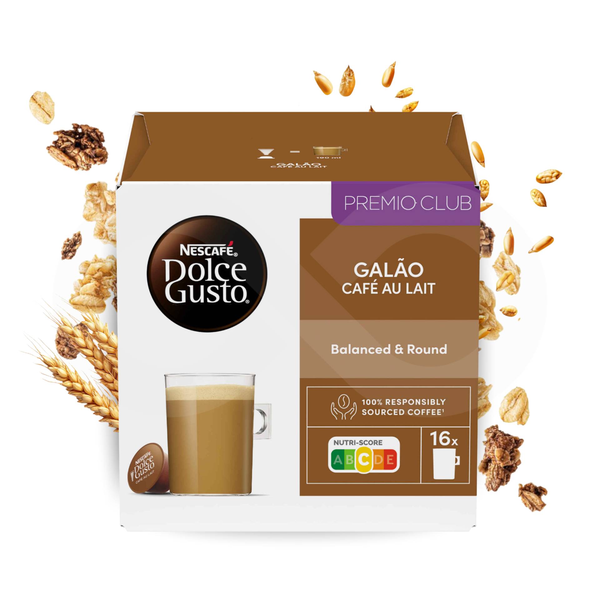 DOLCE GUSTO® Kapsulki Dolce Gusto Cafe Au Lait 16 szt.