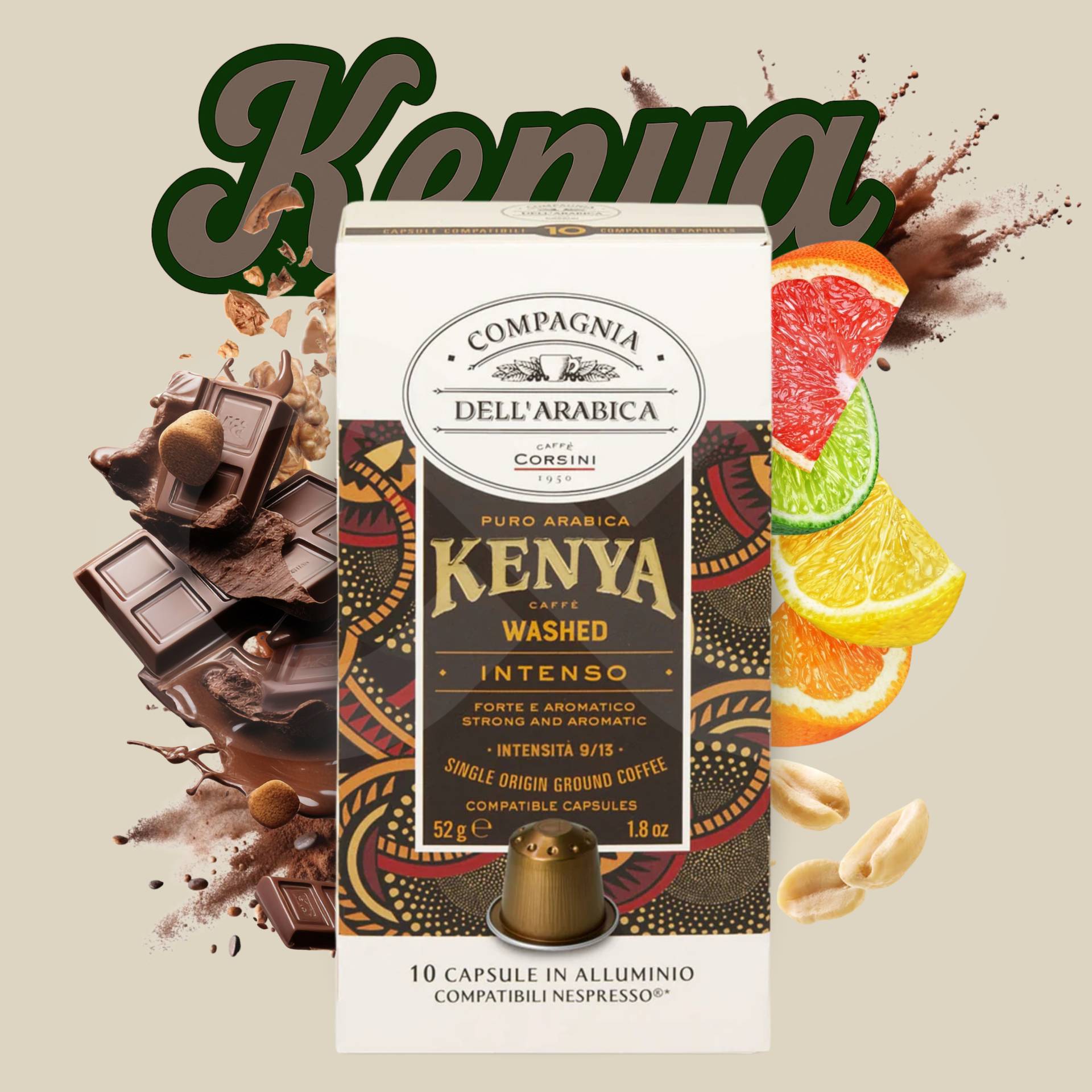 COMPAGNIA DELL ARABICA® Kapseln Nespresso Kenya 10 Stk.