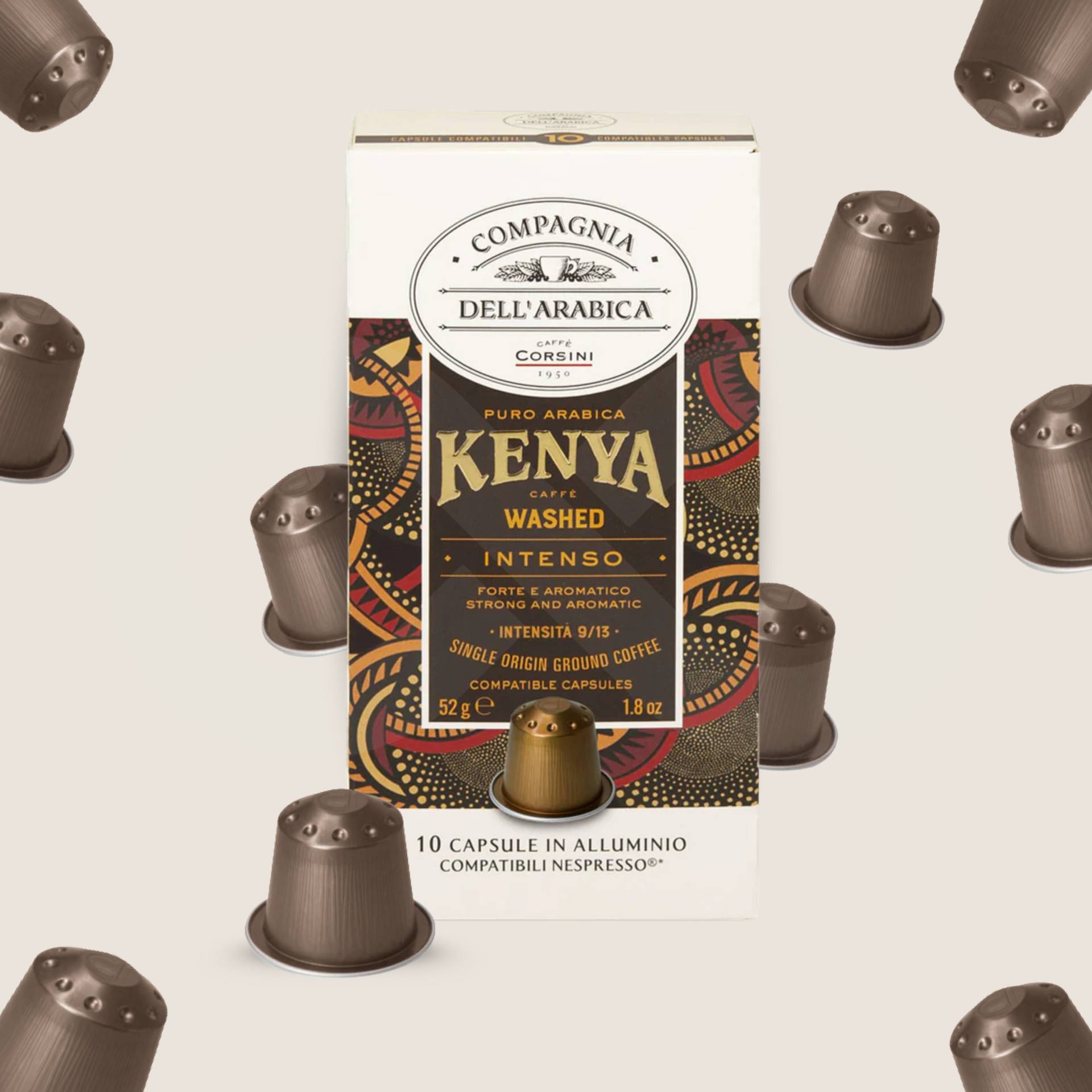 COMPAGNIA DELL ARABICA® Kapseln Nespresso Kenya 10 Stk.