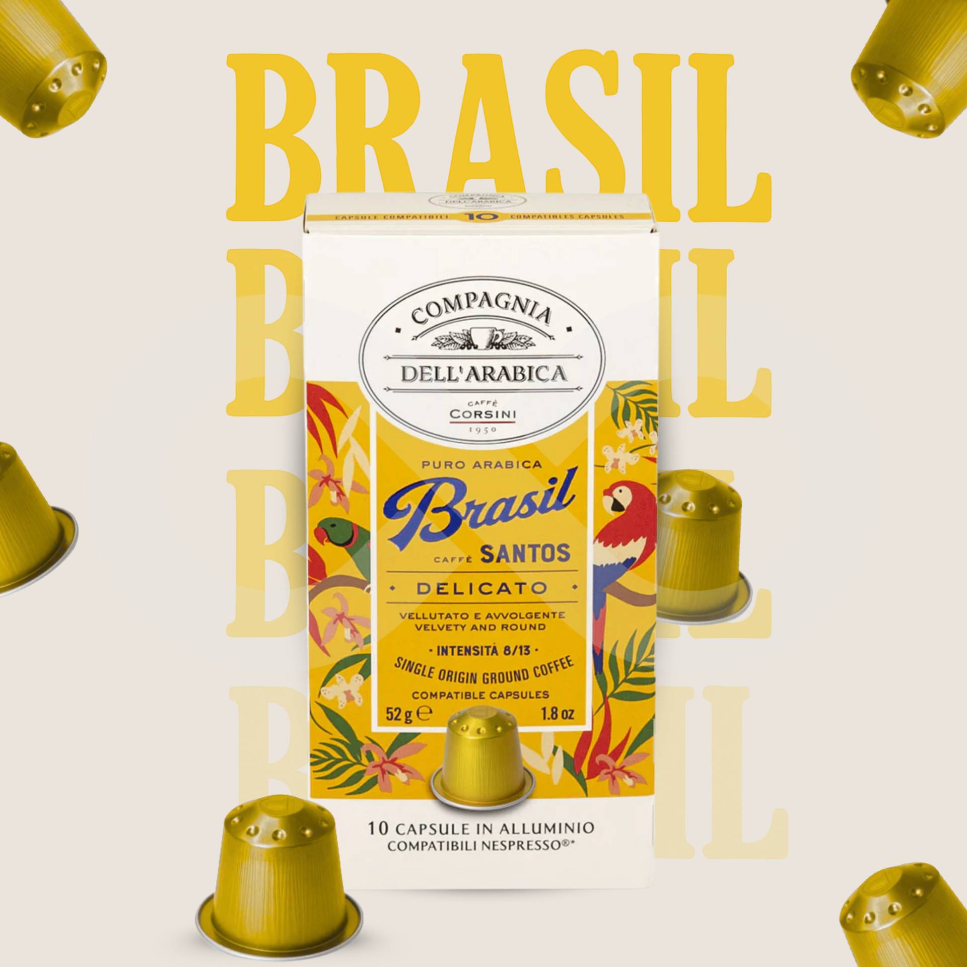 COMPAGNIA DELL ARABICAź Kapsulki Nespresso Brasil 10 szt.