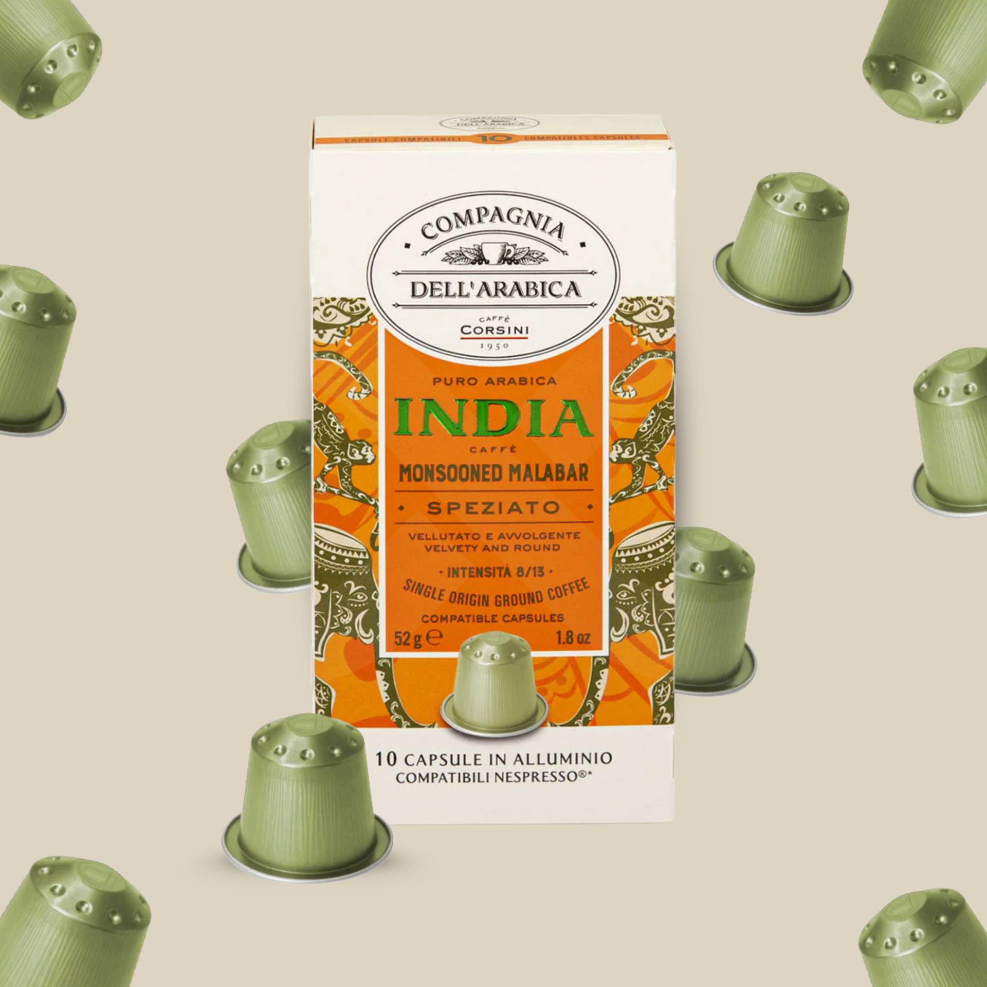 COMPAGNIA DELL ARABICA® Capsules Nespresso India 10 u.