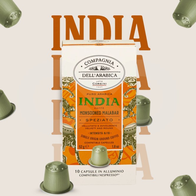COMPAGNIA DELL ARABICA� Capsules Nespresso India 10 u.