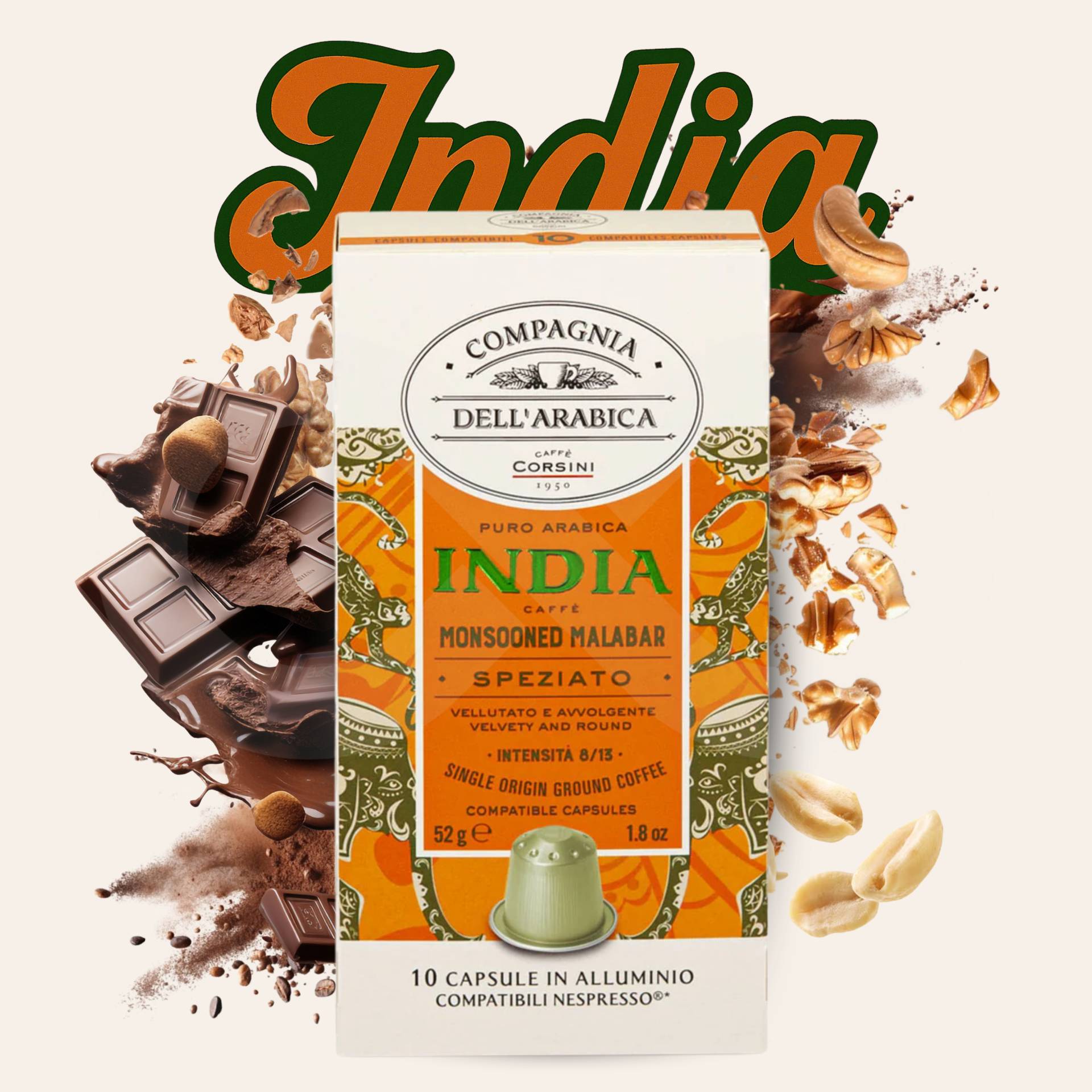 COMPAGNIA DELL ARABICA® Capsules Nespresso India 10 u.