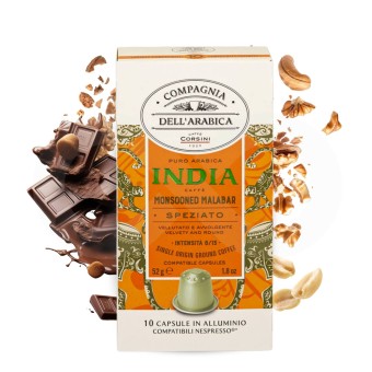 COMPAGNIA DELL ARABICA� Capsules Nespresso India 10 u.