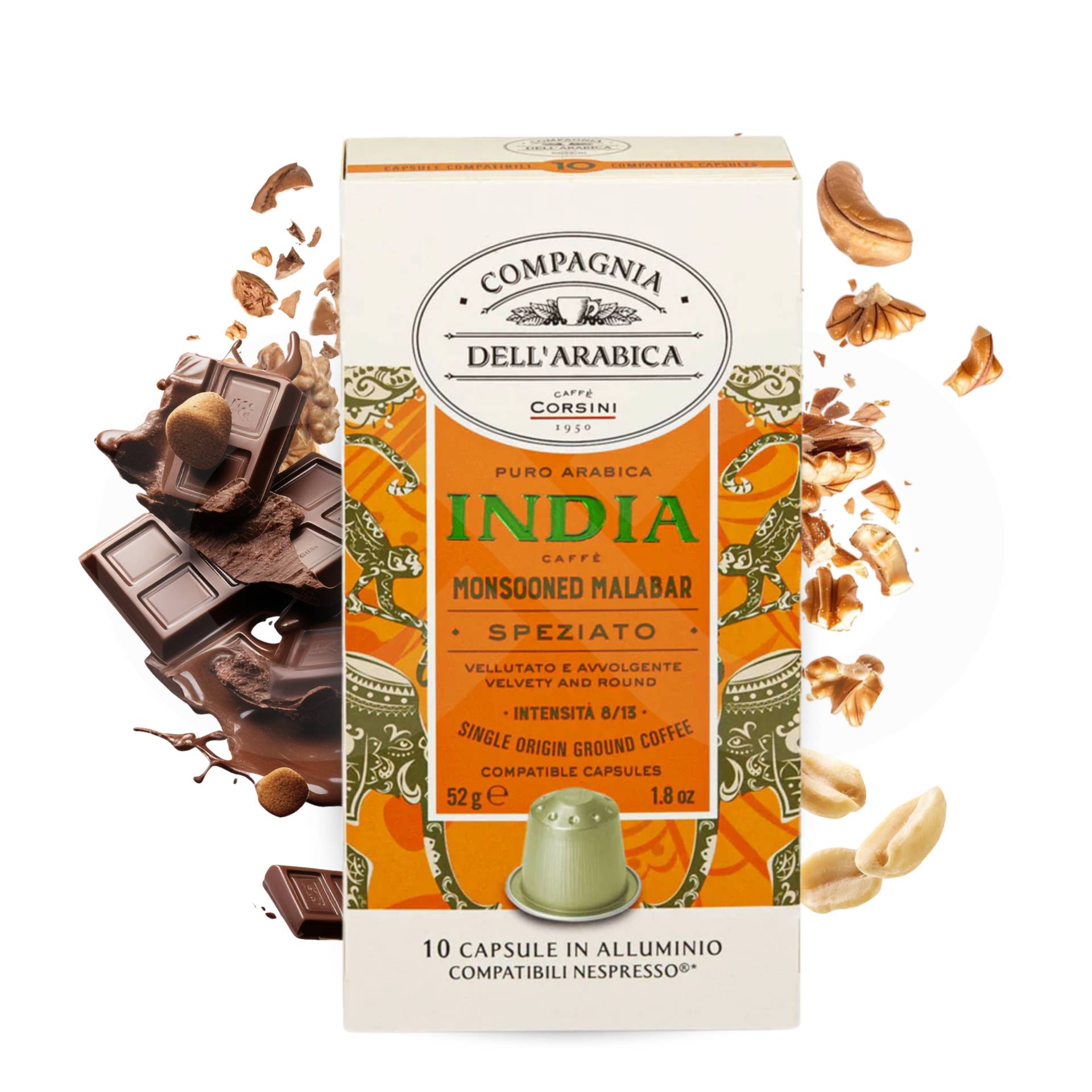 COMPAGNIA DELL ARABICA® Capsules Nespresso India 10 u.