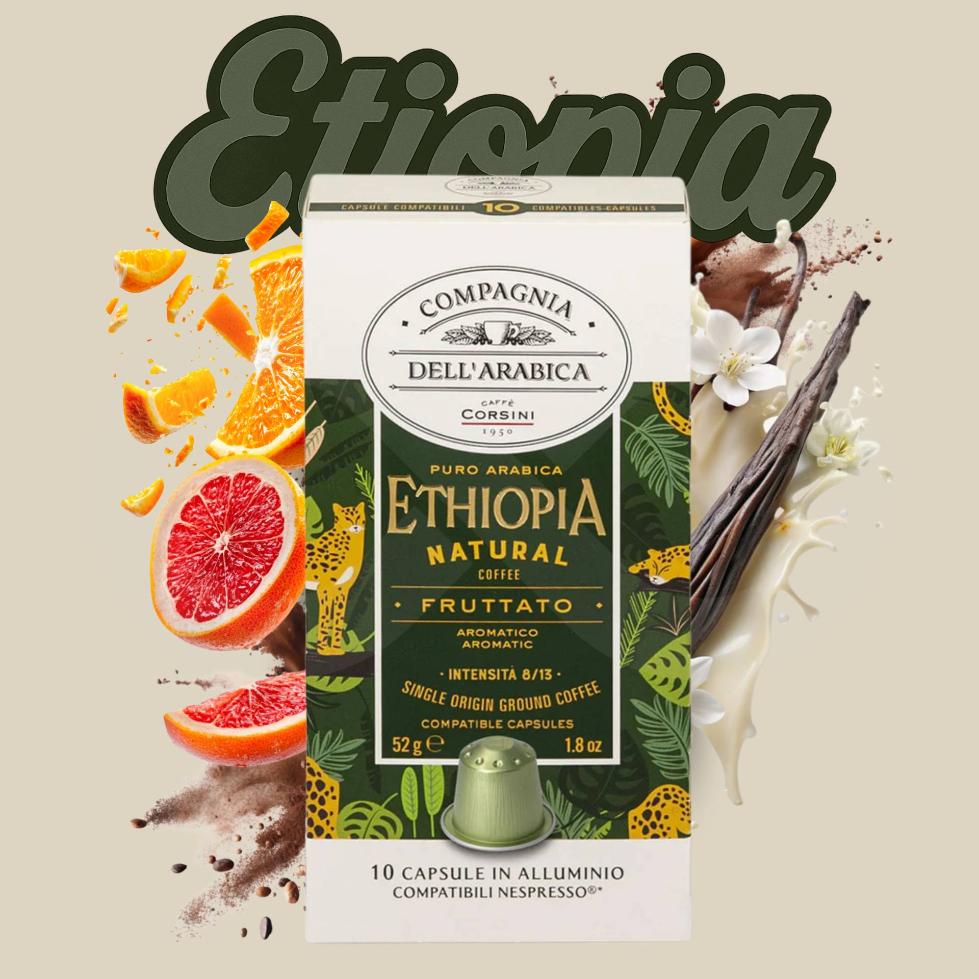 COMPAGNIA DELL ARABICA® Capsules Nespresso Ethiopia 10 u.