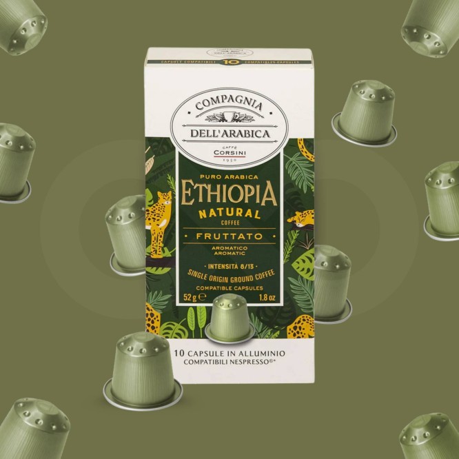 COMPAGNIA DELL ARABICA� Capsules Nespresso Ethiopia 10 u.