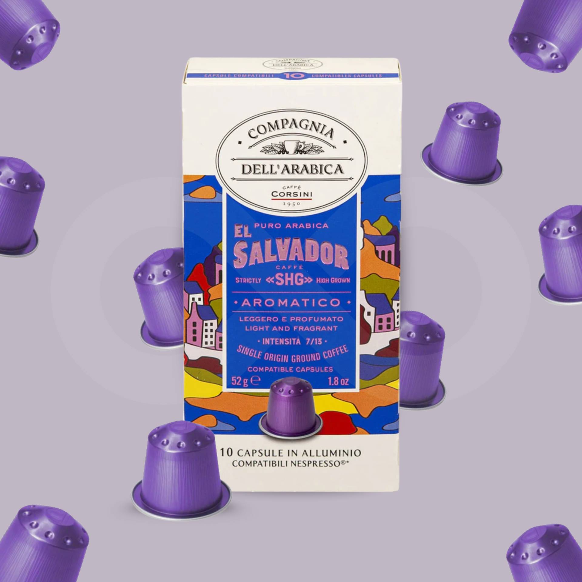 COMPAGNIA DELL ARABICA® Cáp Nespresso El Salvador 10 uds.
