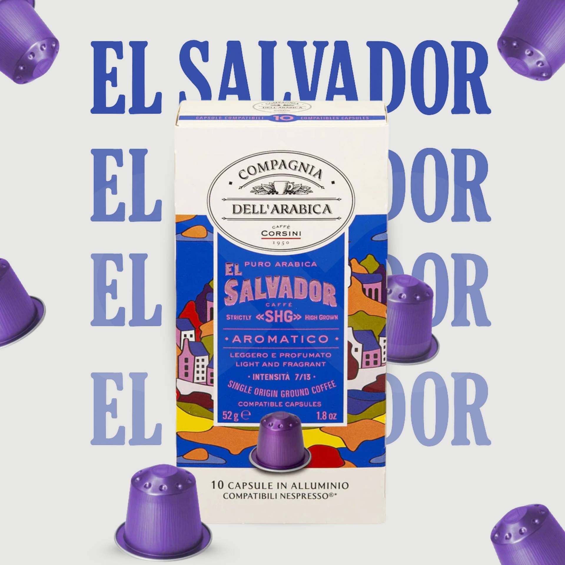 COMPAGNIA DELL ARABICA® Cáp Nespresso El Salvador 10 uds.