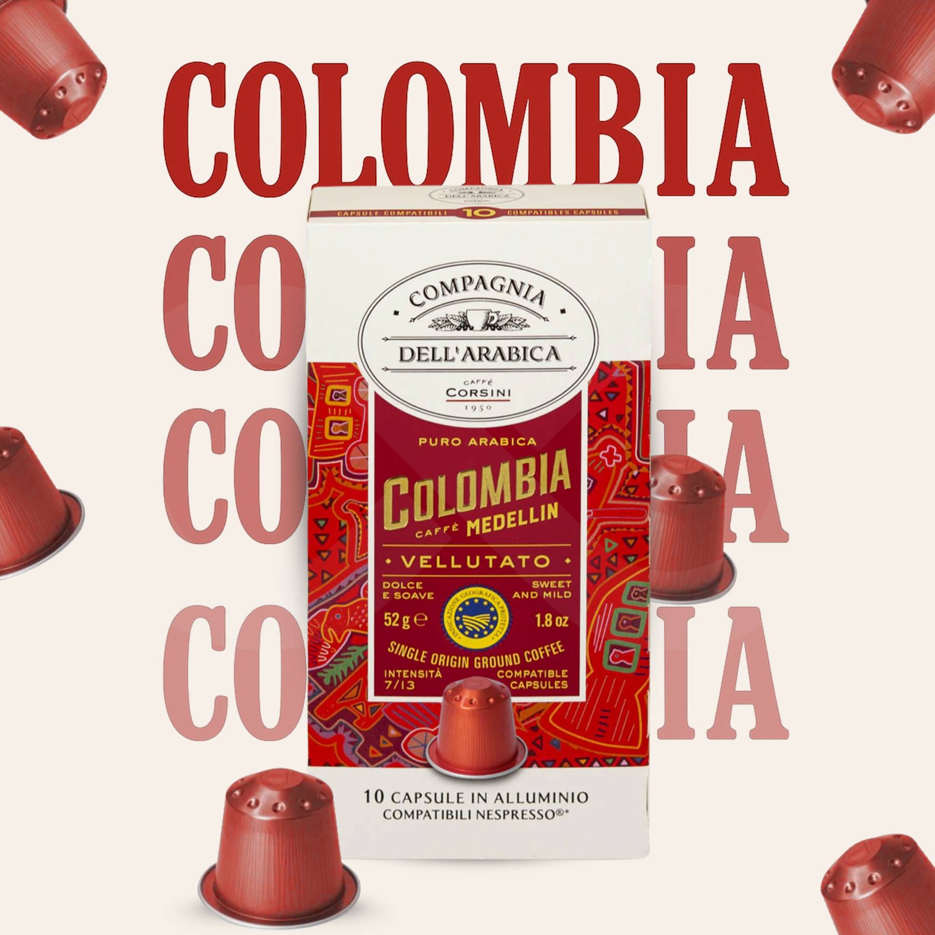 COMPAGNIA DELL ARABICA® Kapseln Nespresso Colombia 10 Stk.