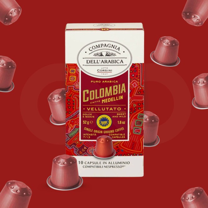 COMPAGNIA DELL ARABICA® Capsules Nespresso Colombia 10 u.