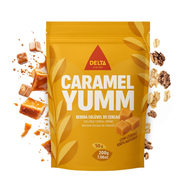 DELTA CAFÉS® Café Soluble Caramel Yumm 200g