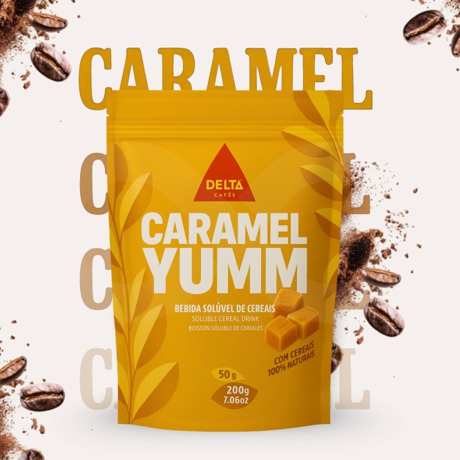 DELTA CAFÉS® Café Soluble Caramel Yumm 200g