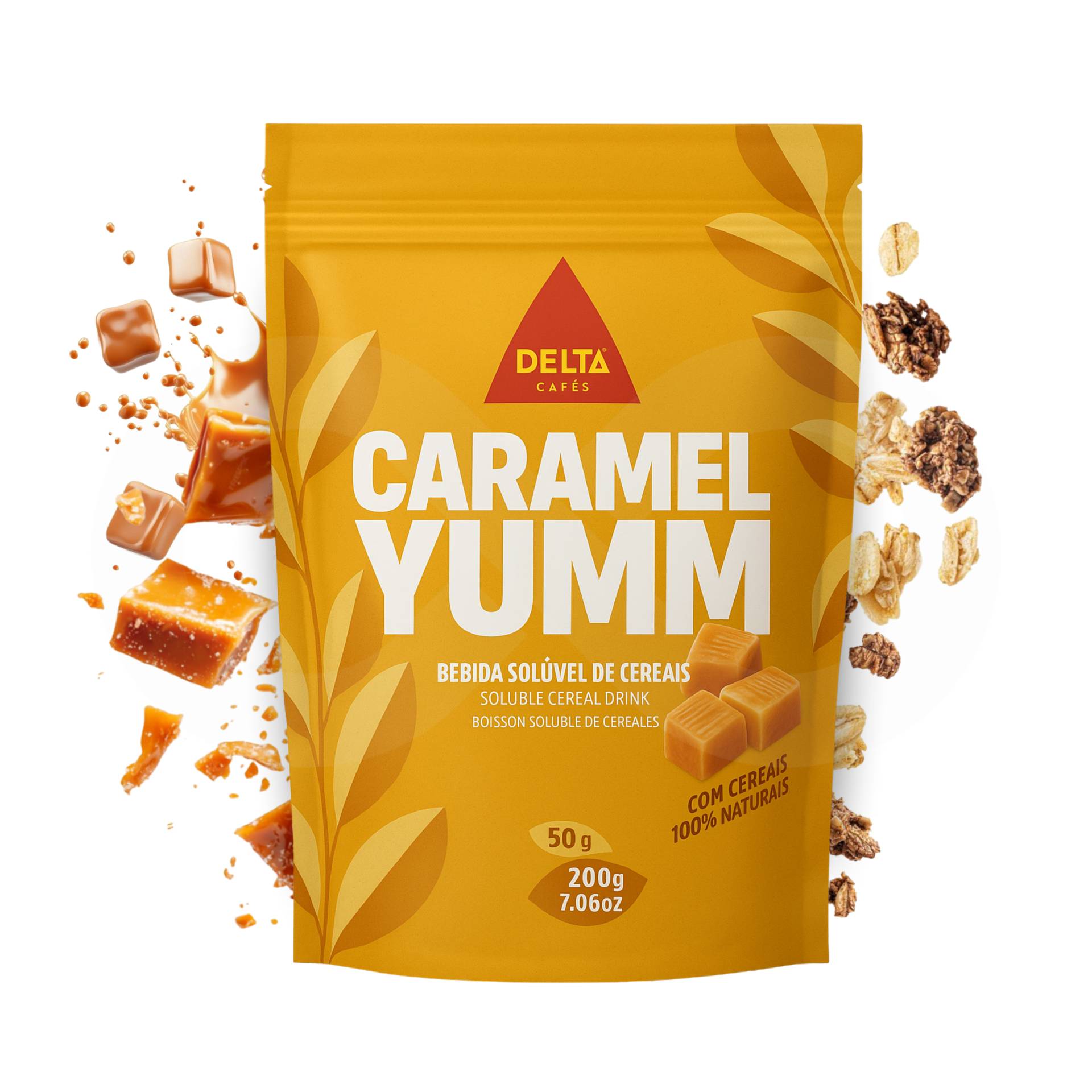 DELTA CAFÉS® Café Soluble Caramel Yumm 200g