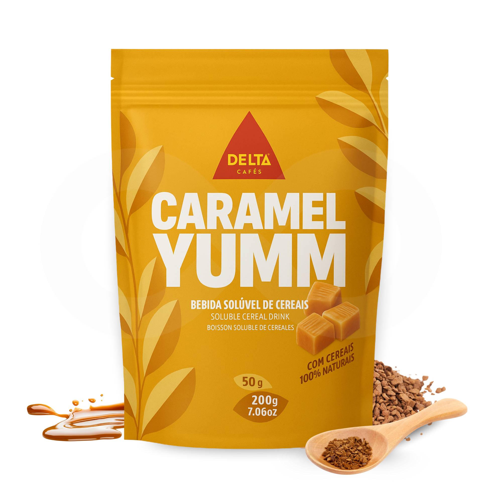 DELTA CAFÉS® Café Soluble Caramel Yumm 200g