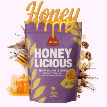 DELTA CAF�S� Caf� Soluble Honey Licious 200g