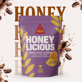 DELTA CAF�S� Caf� Soluble Honey Licious 200g
