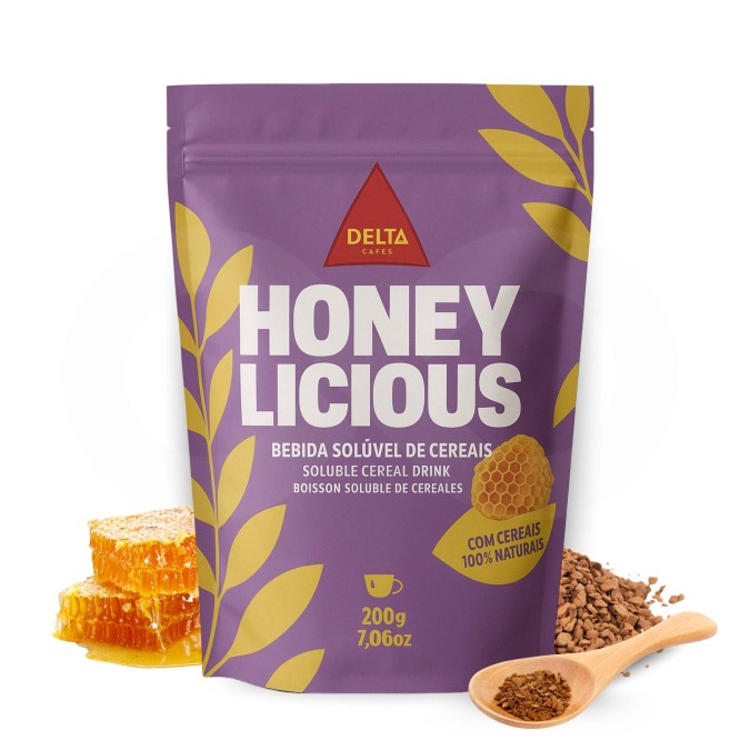 DELTA CAF�S� Caf� Soluble Honey Licious 200g