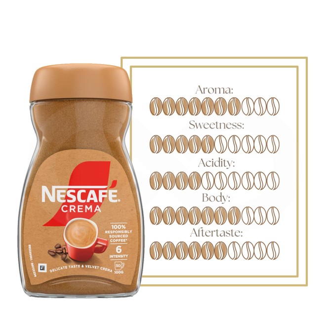 NESCAFÉ® Instantkaffee Crema Kaffee 100g
