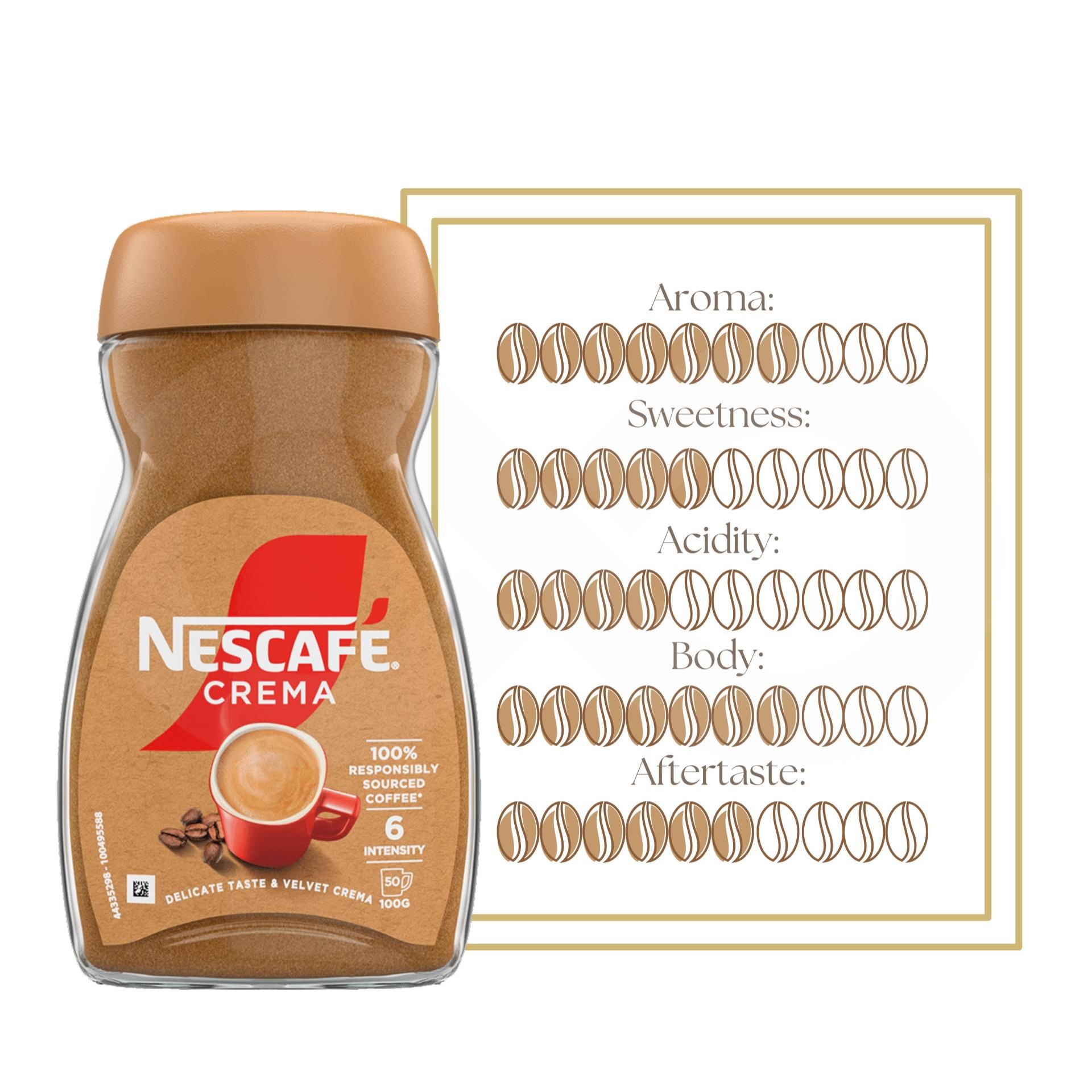 NESCAFÉ® Instantkaffee Crema Kaffee 100g