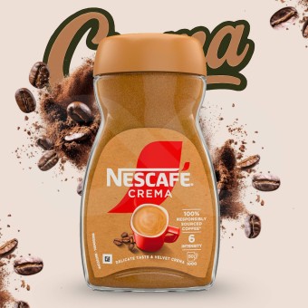 NESCAFÉ® Instantkaffee Crema Kaffee 100g