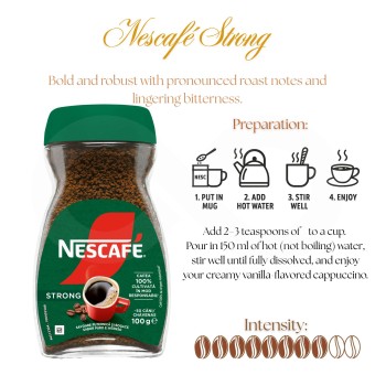 NESCAFɮ Caff� Solubile Strong 100g
