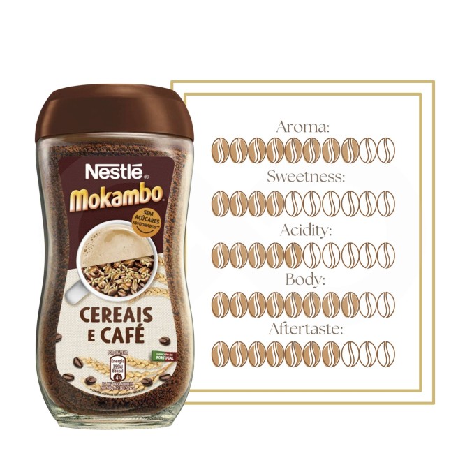MOKAMBO� Caf� Soluble Cereales y Caf� 200g