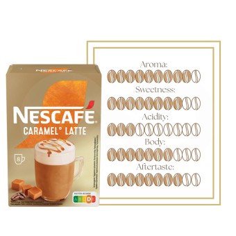 NESCAFÉ® Instant Coffee Cappuccino Caramel Latte 8 un.