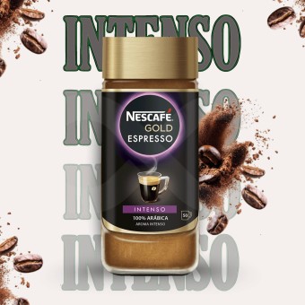 NESCAFɮ Kawa Rozpuszczalna Gold Espresso Intenso 100g