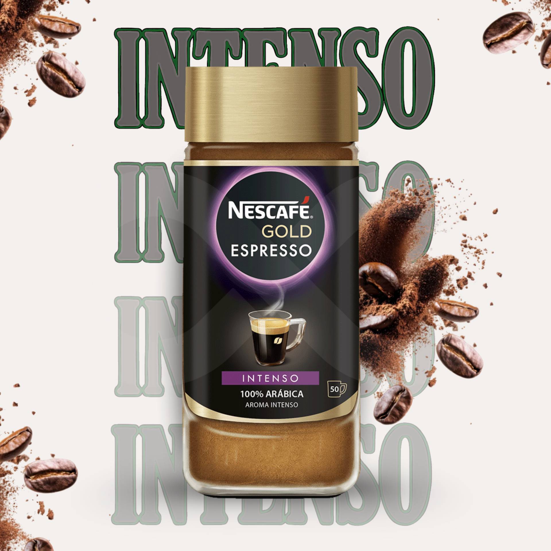 NESCAFÉ® Caffè Solubile Gold Espresso Intenso 100g
