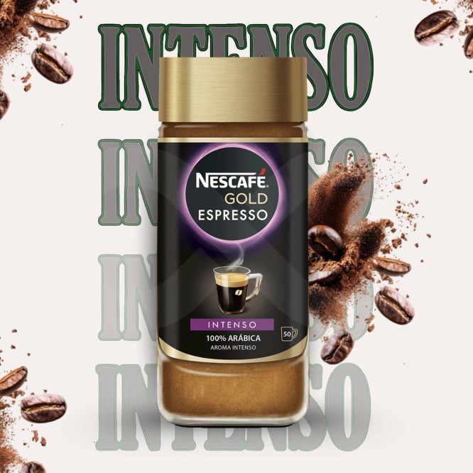 NESCAFɮ Caff� Solubile Gold Espresso Intenso 100g