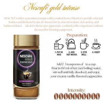 NESCAFɮ Caff� Solubile Gold Espresso Intenso 100g