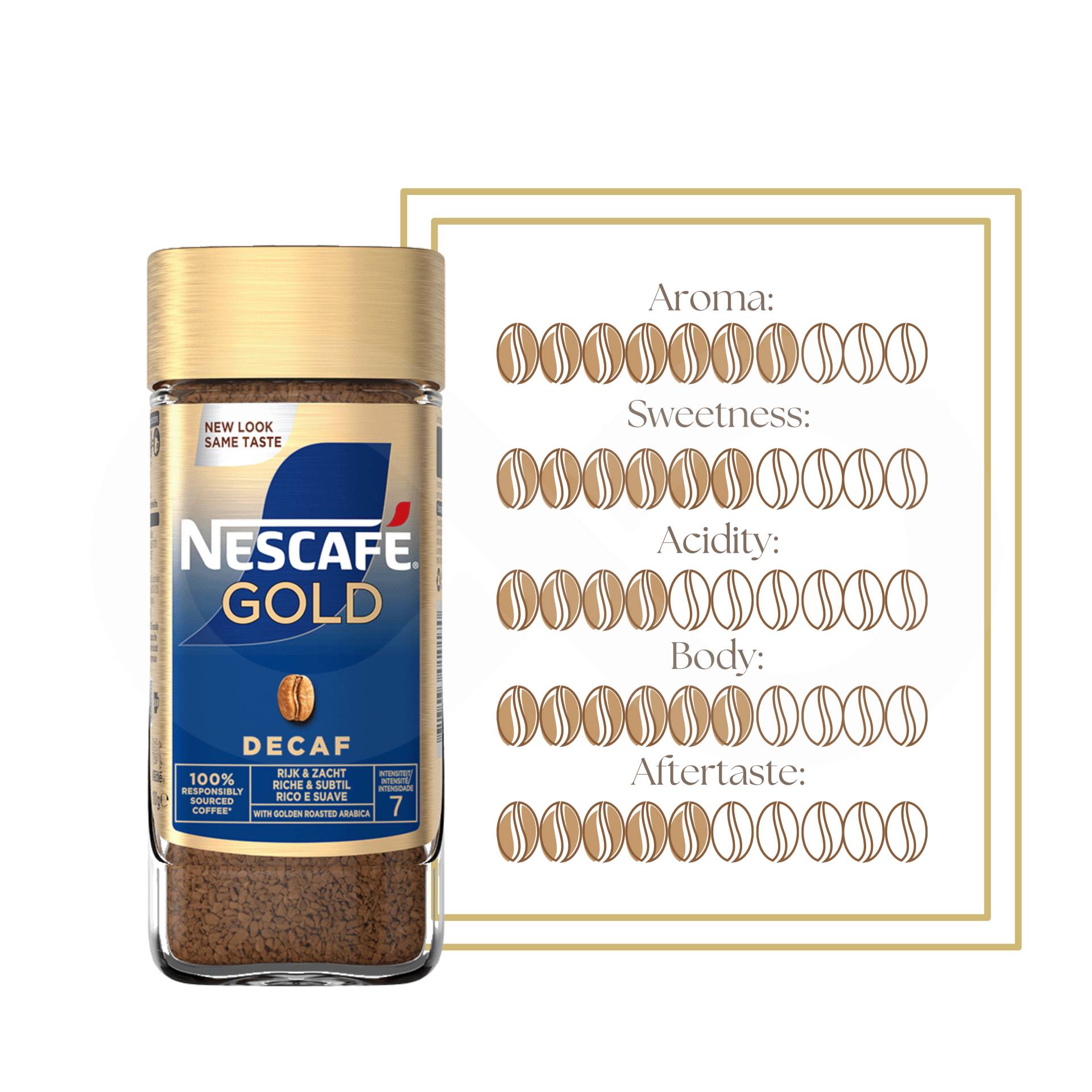 NESCAFÉ® Kawa Rozpuszczalna Gold Decaf 100g